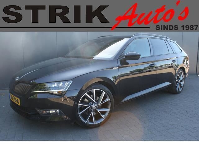 Zwart Gebruikt 2018 Skoda Superb Business Line Stationwagen | € 13.895 (Goede deal) - Afbeelding 1/4