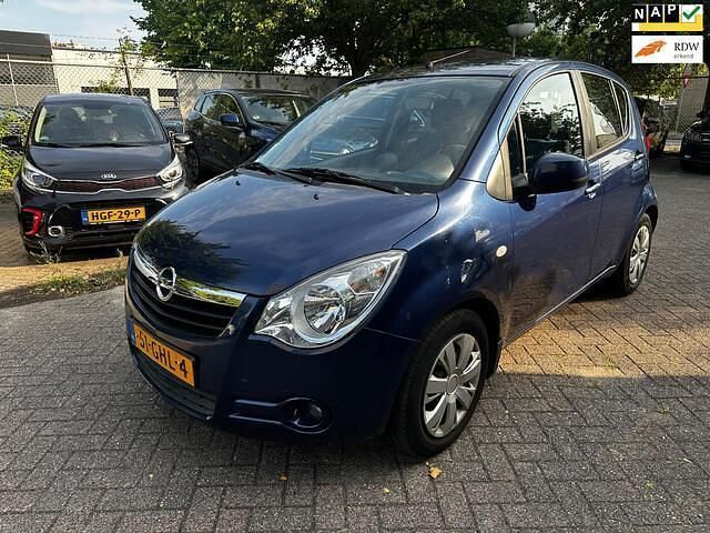 Blauw Gebruikt 2008 Opel Agila Enjoy Hatchback | € 2.799 (Goede deal) - Afbeelding 1/4