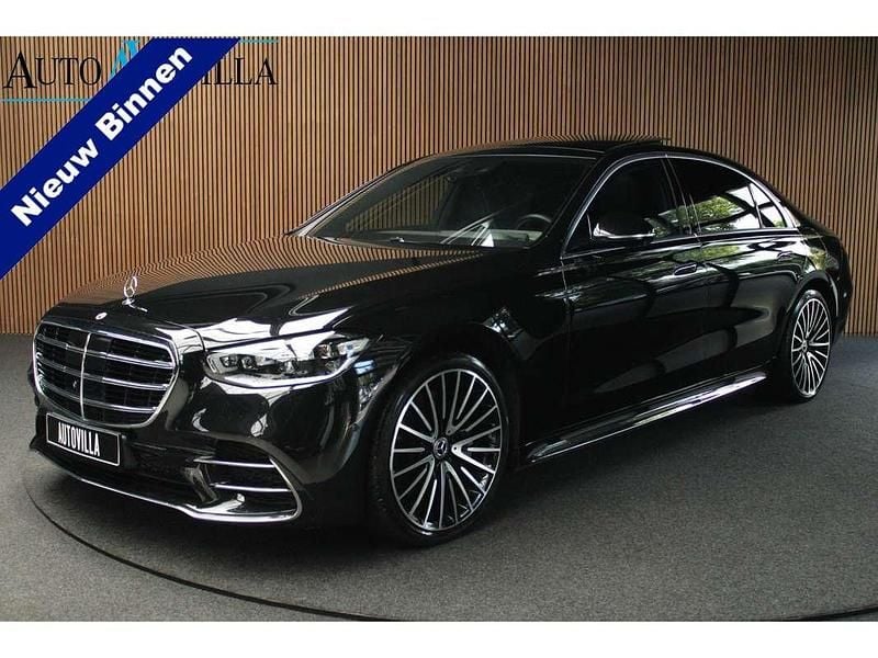 Zwart Gebruikt 2021 Mercedes S580 AMG line Sedan | € 99.500 - Afbeelding 1/4