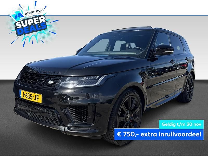Zwart Gebruikt 2020 Land Rover Range Rover Sport SUV | € 46.990 (Iets duurder) - Afbeelding 1/4