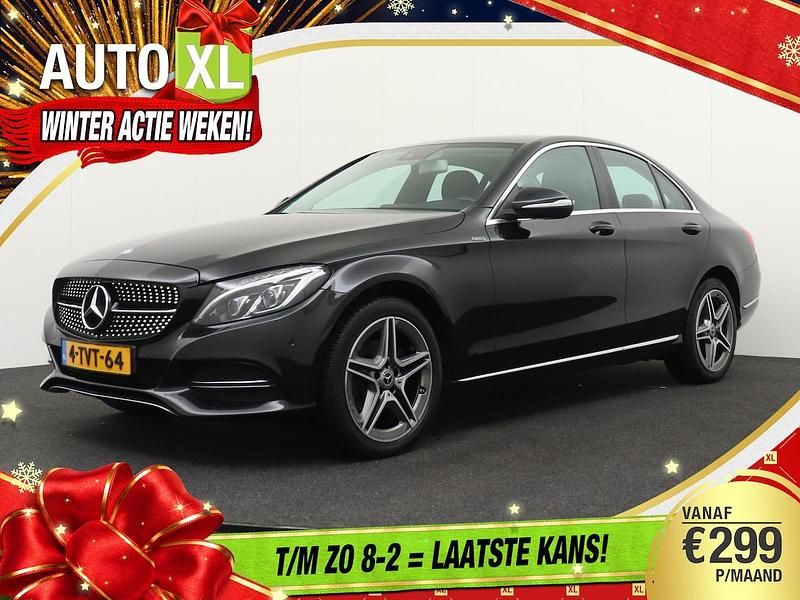 Zwart Occasion 2014 Mercedes C180 AMG Sedan | € 13.940 (Eerlijke prijs) - Afbeelding 1/4