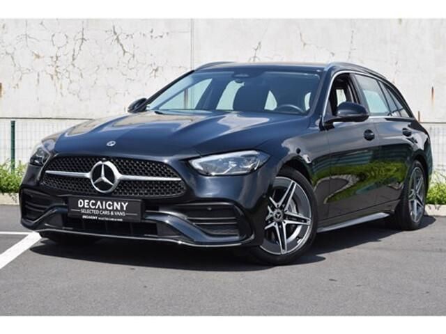Zwart Gebruikt 2023 Mercedes C180 AMG line Stationwagen | € 38.875 (Super prijs) - Afbeelding 1/4
