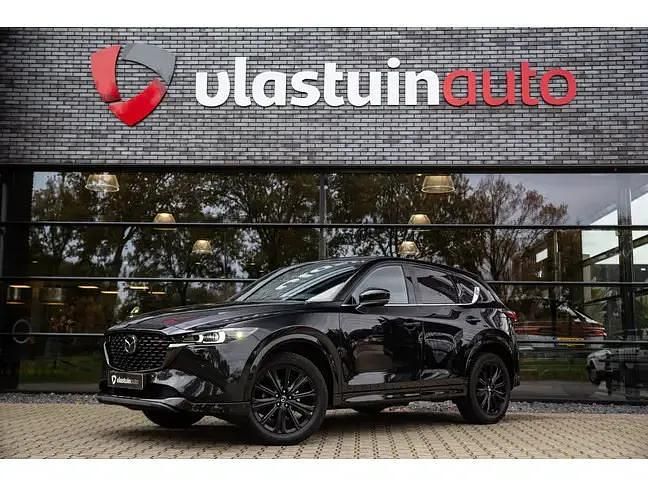 Zwart Gebruikt 2024 Mazda CX-5 Homura-Line SUV | € 41.950 - Afbeelding 1/4