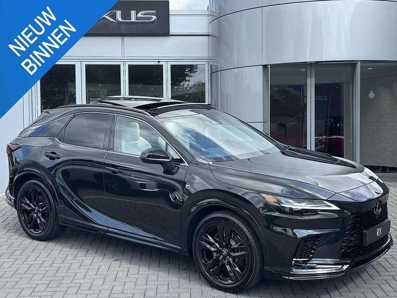 Zwart Nieuw 2025 Lexus RX500h Sport Line SUV | € 148.053 - Afbeelding 1/4