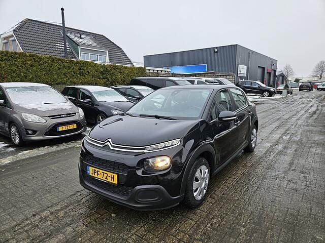 Zwart Gebruikt 2020 Citroën C3 PureTech Hatchback | € 7.500 (Super prijs) - Afbeelding 1/4