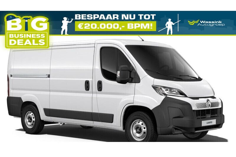 Icy white Nieuw 2024 Citroën Jumper MPV | € 30.889 (Super prijs) - Afbeelding 1/4