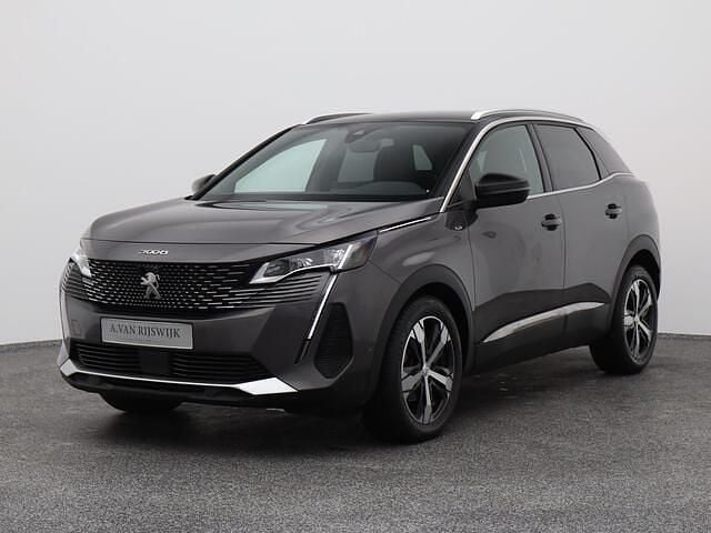 Grijs Occasion 2022 Peugeot 3008 GT-line SUV | € 20.400 (Super prijs) - Afbeelding 1/4