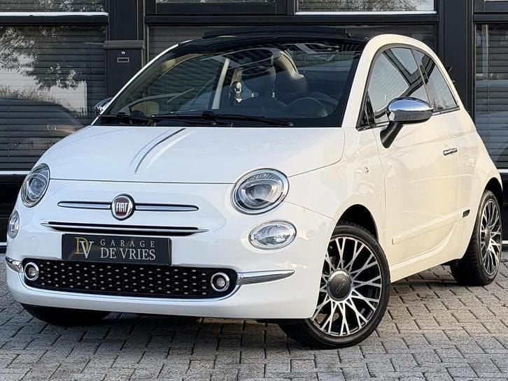 Wit (metallic) Occasion 2021 Fiat 500C Star Cabriolet | € 12.900 (Goede deal) - Afbeelding 1/4