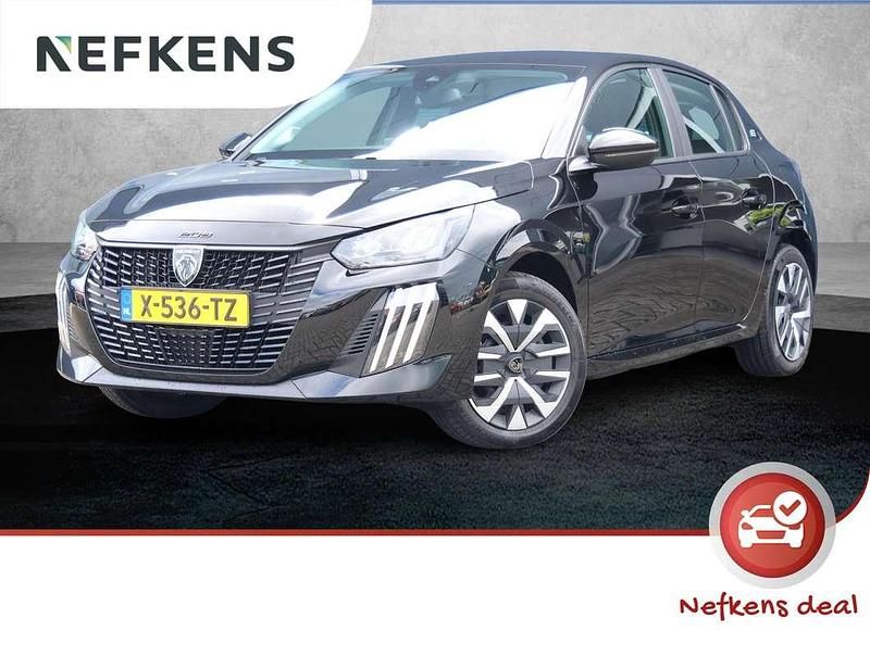 Zwart Gebruikt 2024 Peugeot e-208 Active Hatchback | € 23.925 (Iets duurder) - Afbeelding 1/3