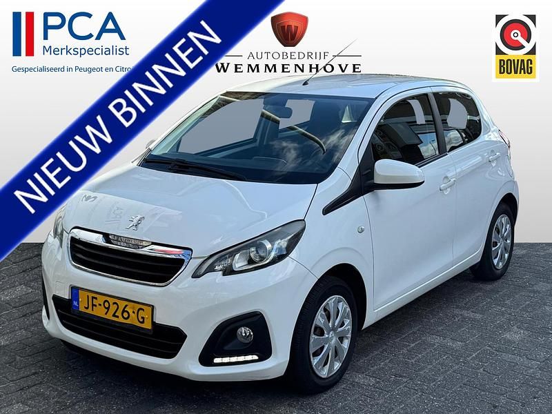 Wit Gebruikt 2016 Peugeot 108 Active Hatchback | € 6.250 (Eerlijke prijs) - Afbeelding 1/4