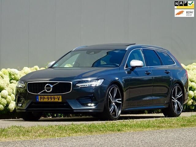 Grijs Gebruikt 2017 Volvo V90 R-Design Stationwagen | € 21.940 (Duur) - Afbeelding 1/4
