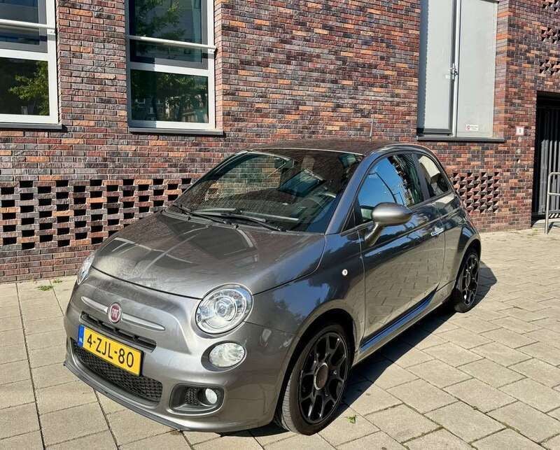 Grijs Gebruikt 2015 Fiat 500S Hatchback | € 7.995 (Eerlijke prijs) - Afbeelding 1/4