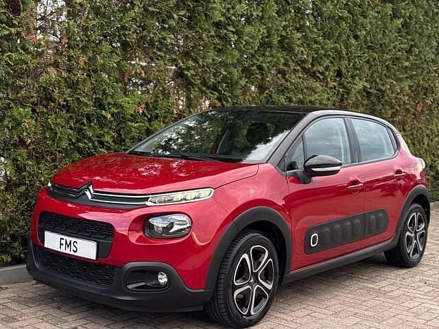 Rood Gebruikt 2018 Citroën C3 PureTech Hatchback | € 12.490 (Eerlijke prijs) - Afbeelding 1/4