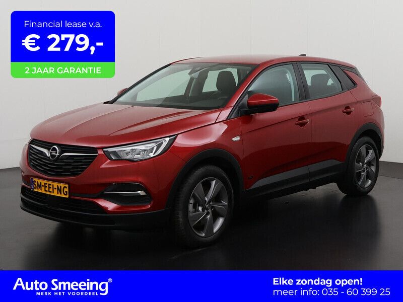 Rood Gebruikt 2021 Opel Grandland X Elegance SUV | € 21.895 (Super prijs) - Afbeelding 1/4