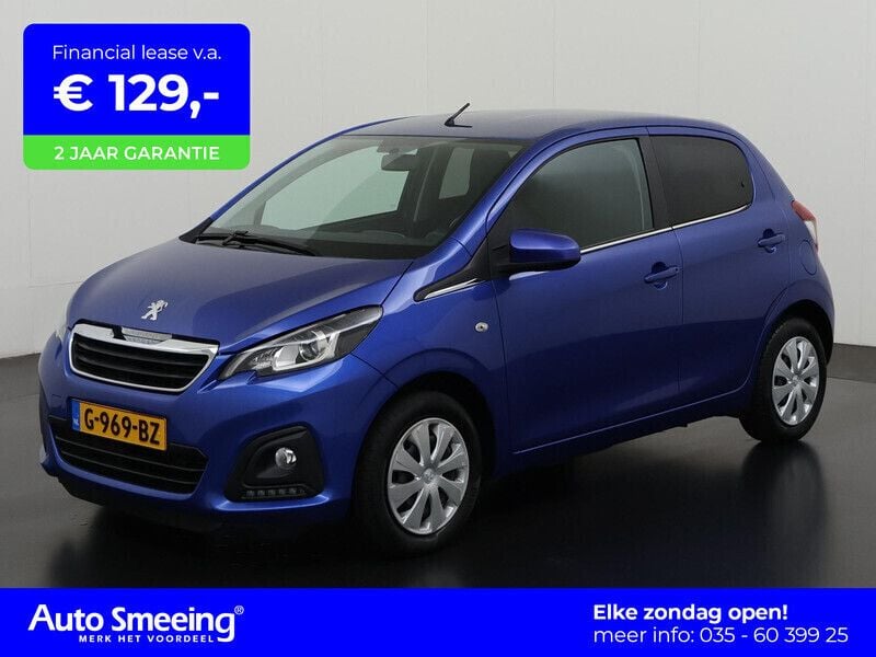 Blauw Gebruikt 2019 Peugeot 108 Active Hatchback | € 9.945 (Eerlijke prijs) - Afbeelding 1/4