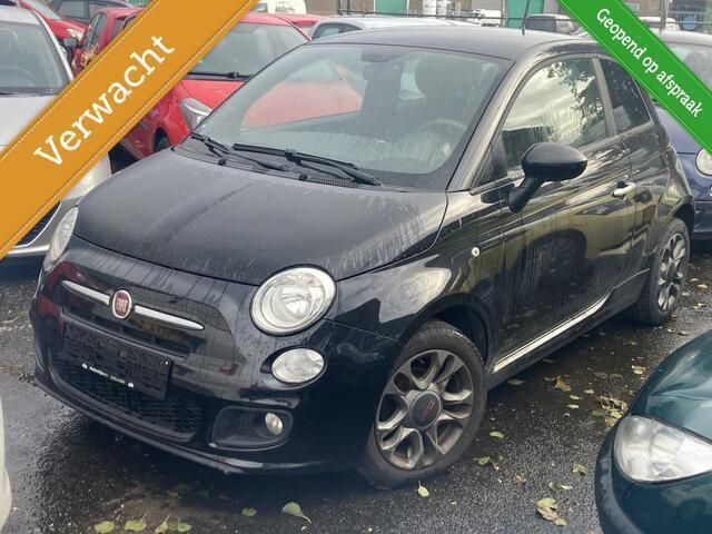 Zwart Gebruikt 2013 Fiat 500S Hatchback | € 6.950 (Eerlijke prijs) - Afbeelding 1/3