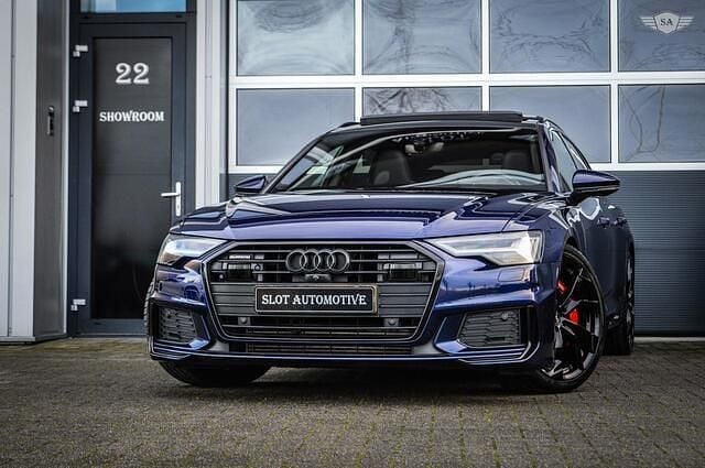 Blauw Gebruikt 2019 Audi A6 S-Line Stationwagen | € 39.950 (Super prijs) - Afbeelding 1/4