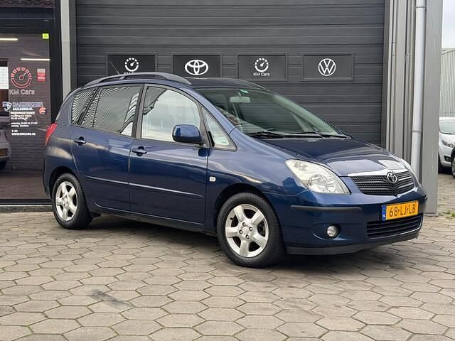 Blauw (metallic) Gebruikt 2003 Toyota Corolla Verso Sol MPV | € 3.750 (Eerlijke prijs) - Afbeelding 1/4