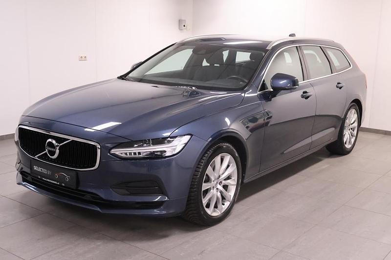 Blauw Gebruikt 2018 Volvo V90 R-Design Stationwagen | € 24.644 (Super prijs) - Afbeelding 1/4