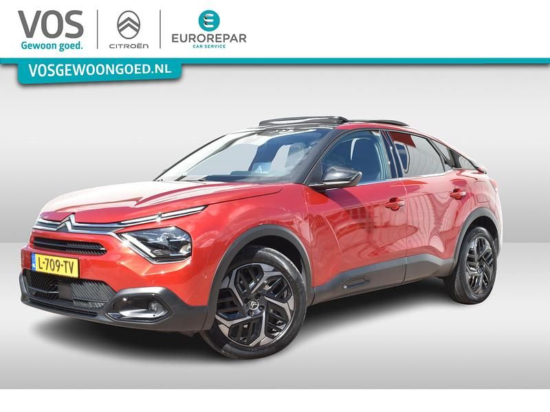 Rood Gebruikt 2021 Citroën C4 PureTech SUV | € 19.490 (Eerlijke prijs) - Afbeelding 1/4