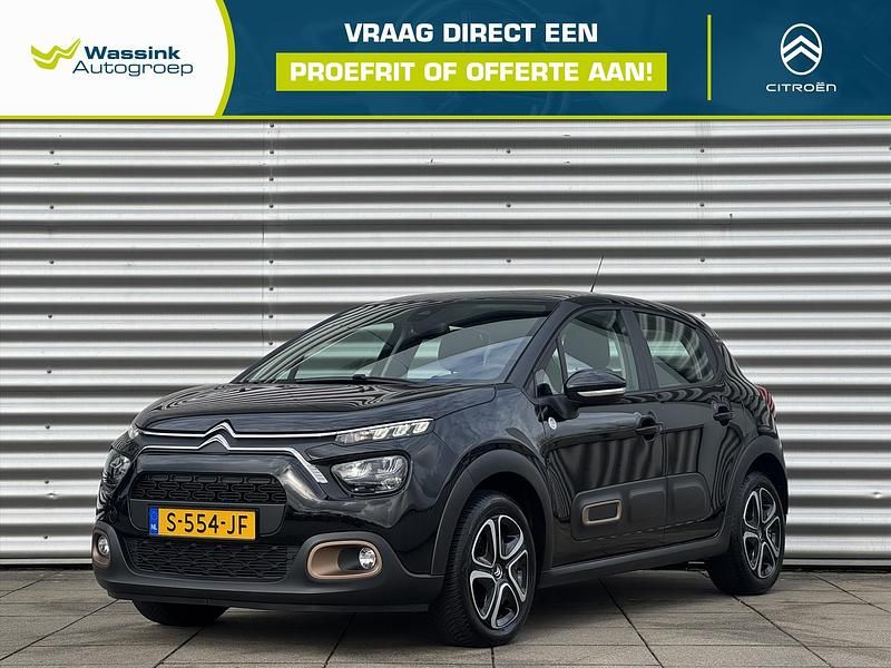 Zwart Occasion 2023 Citroën C3 PureTech Hatchback | € 14.590 (Eerlijke prijs) - Afbeelding 1/4