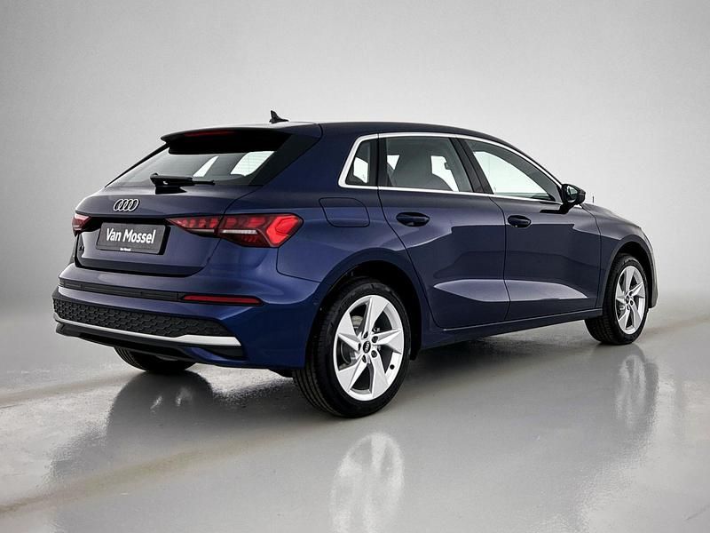 Nieuw Audi A3 Sportback e-tron Advanced 204 PK (150 kW) 2025 Blauw Hatchback