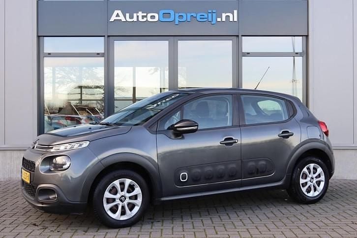 Grijs Gebruikt 2017 Citroën C3 Feel Hatchback | € 12.495 (Eerlijke prijs) - Afbeelding 1/4