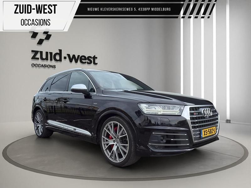 Zwart Gebruikt 2017 Audi SQ7 Proline SUV | € 29.950 - Afbeelding 1/4