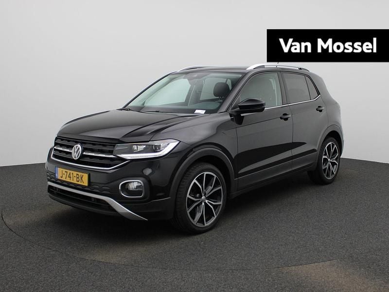 Zwart Gebruikt 2020 VW T-Cross Style SUV | € 22.400 (Eerlijke prijs) - Afbeelding 1/4
