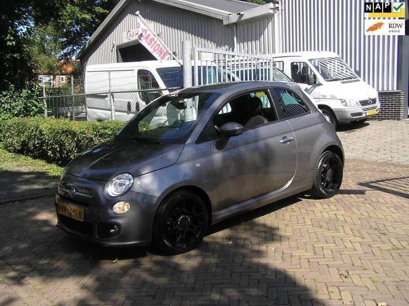Grijs Gebruikt 2015 Fiat 500 S Hatchback | € 7.550 (Eerlijke prijs) - Afbeelding 1/4