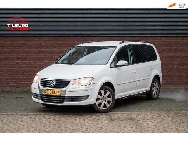 Wit Gebruikt 2008 VW Touran MPV | € 2.449 (Super prijs) - Afbeelding 1/4