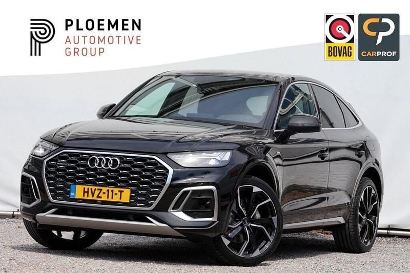 Zwart Gebruikt 2022 Audi Q5 Sportback S-Line SUV | € 48.900 (Eerlijke prijs) - Afbeelding 1/4
