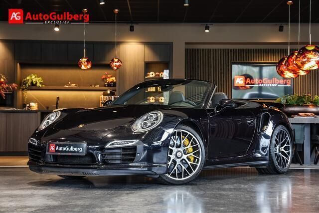 Zwart Gebruikt 2014 Porsche 911 Turbo S Cabriolet Sport Cabriolet | € 128.500 - Afbeelding 1/4