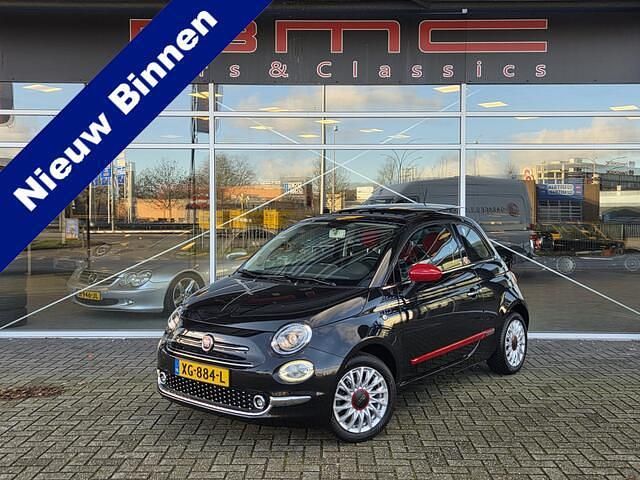 Zwart Occasion 2017 Fiat 500 Lounge Hatchback | € 9.250 (Eerlijke prijs) - Afbeelding 1/4