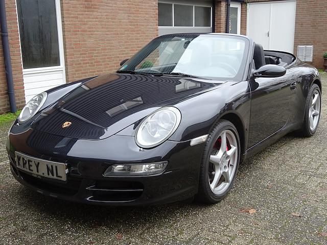 Occasion Porsche 911 Carrera Cabriolet 2005 Zwart Cabriolet