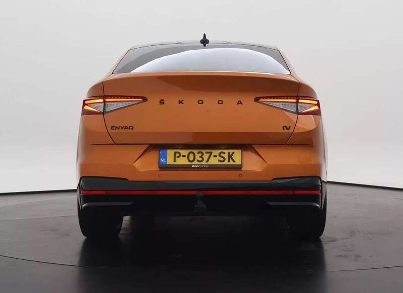 Oranje Gebruikt 2022 Skoda Enyaq iV RS SUV | € 42.000 (Eerlijke prijs) - Afbeelding 1/4