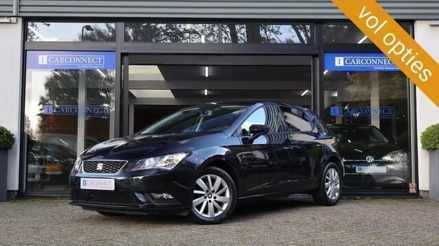 Zwart Gebruikt 2013 Seat Leon Reference Hatchback | € 8.990 (Eerlijke prijs) - Afbeelding 1/4