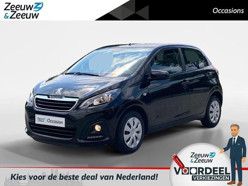 Zwart Gebruikt 2019 Peugeot 108 Active Hatchback | € 7.250 (Goede deal) - Afbeelding 1/4