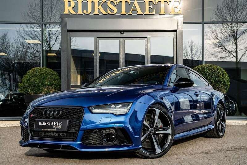 Blauw, metallic lak Gebruikt 2015 Audi RS7 Proline Hatchback | € 57.900 - Afbeelding 1/4