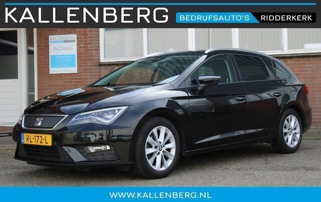 Zwart, metallic lak Gebruikt 2017 Seat Leon ST Business Stationwagen | € 8.250 (Goede deal) - Afbeelding 1/4