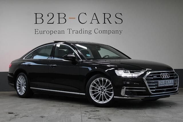 Zwart (metallic) Occasion 2018 Audi A8 Basis Sedan | € 44.900 (Goede deal) - Afbeelding 1/4