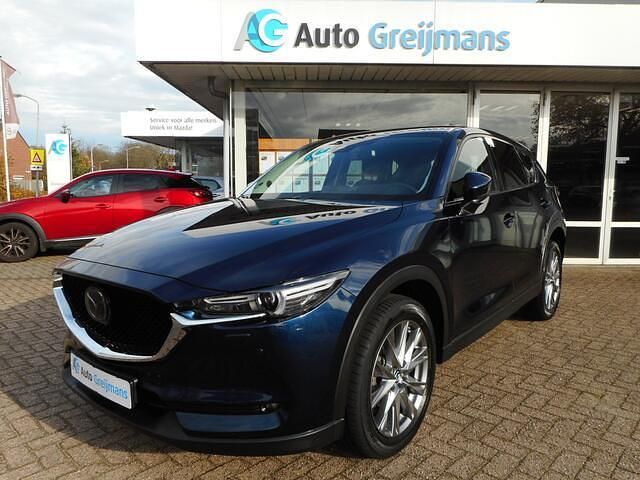 Blauw (metallic) Gebruikt 2019 Mazda CX-5 Luxury SUV | € 31.995 (Eerlijke prijs) - Afbeelding 1/4