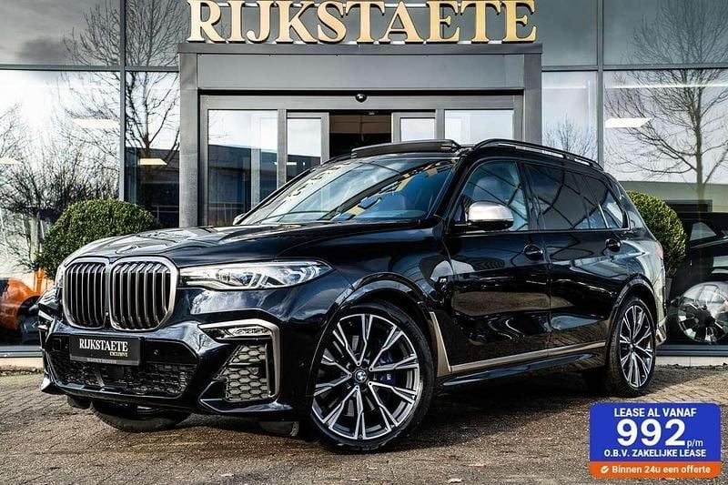 Zwart Gebruikt 2019 BMW X7 Executive SUV | € 74.900 (Eerlijke prijs) - Afbeelding 1/4