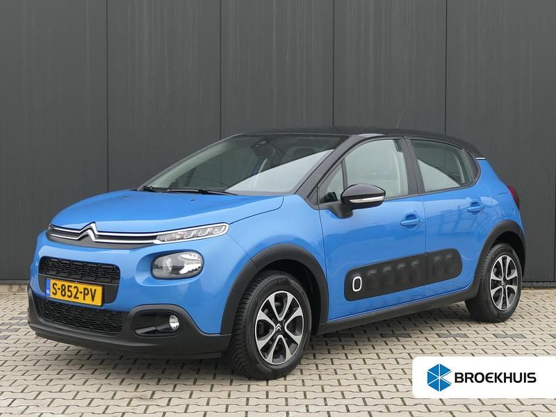 Blauw Gebruikt 2018 Citroën C3 Feel Hatchback | € 9.945 (Goede deal) - Afbeelding 1/4
