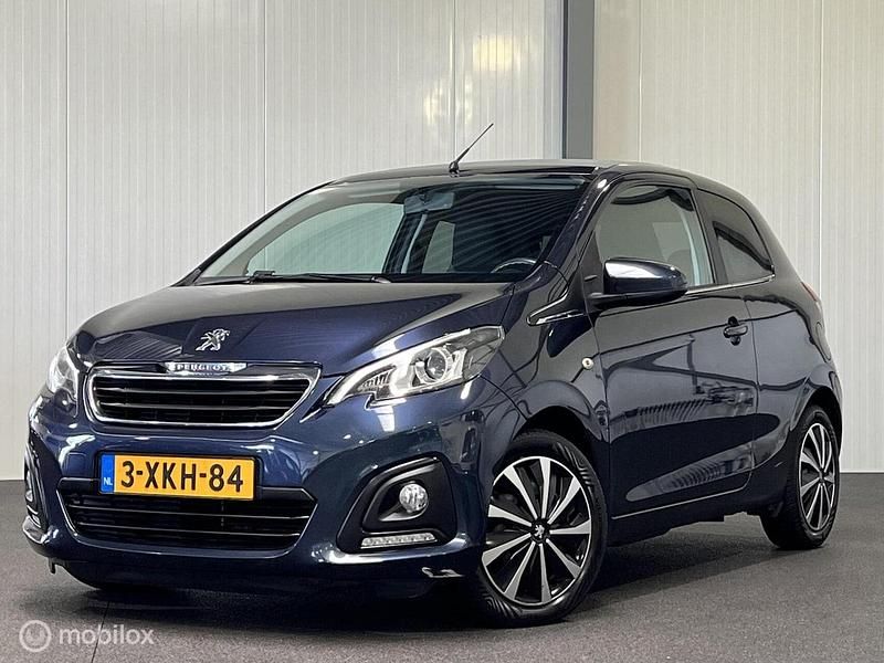 Blauw Gebruikt 2014 Peugeot 108 Active Hatchback | € 4.945 (Duur) - Afbeelding 1/4