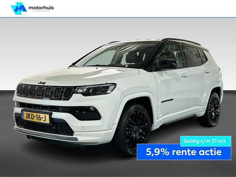 Wit Gebruikt 2022 Jeep Compass SUV | € 26.240 - Afbeelding 1/4