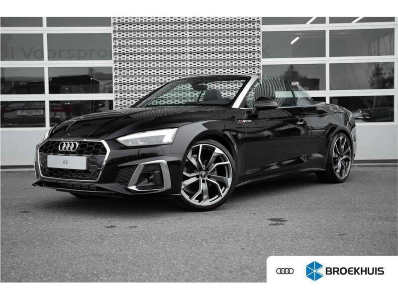 Zwart Gebruikt 2024 Audi A5 Cabriolet S-Line Cabriolet | € 54.900 (Eerlijke prijs) - Afbeelding 1/4