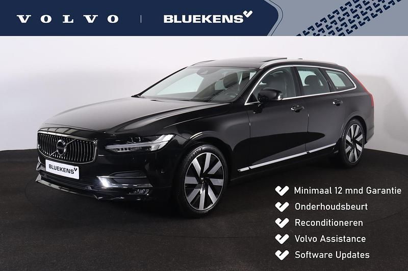 Zwart (metallic) Gebruikt 2018 Volvo V90 Inscription Stationwagen | € 27.900 (Iets duurder) - Afbeelding 1/4