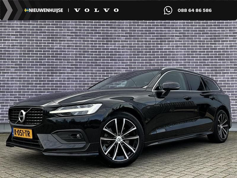Zwart Gebruikt 2021 Volvo V60 Business Edition Stationwagen | € 28.899 (Eerlijke prijs) - Afbeelding 1/3