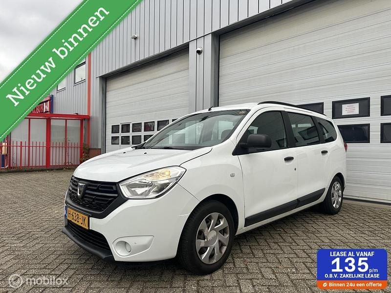 Wit Gebruikt 2020 Dacia Lodgy Lauréate MPV | € 9.950 (Super prijs) - Afbeelding 1/4